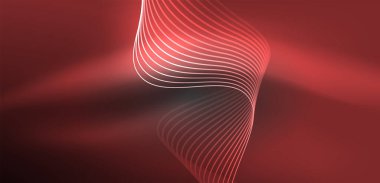 Soyut arkaplan neon dalgası. Duvar kağıdı, afiş, arkaplan, iniş sayfası, duvar resimleri, davetiyeler, posterler için yüksek teknoloji tasarımı