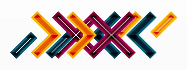 Cross Line Bakgrund Minimal Geometrisk Mall Design För Tapeter Banner — Stock vektor