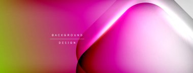 Vector abstract line background with glowing effects and shadows. Vector Illustration For Wallpaper, Banner, Background, Card, Book Illustration, landing page