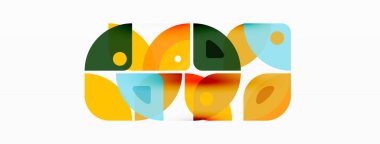 Çizgiler, kareler, daireler ve üçgenler. Duvar kağıdı, pankart, arkaplan, sunum veya iniş sayfası için Geometrik soyut arkaplan