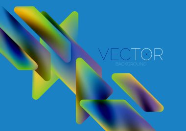 Tech minimal geometric wallpaper. Creative abstract background. Vector illustration for wallpaper banner background or landing page