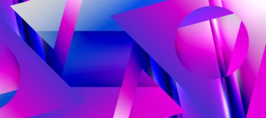 Triangle abstract background with shiny and glossy effects. Vector Illustration For Wallpaper, Banner, Background, Card, Book Illustration, landing page