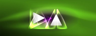 Canlı Geometrik Neon Parlak Hat Arkaplanı. Biçimlerin, Satırların, Renklerin ve Parıltının Cesur ve Çarpıcı Gösterimi, Gelecekçi Modern Tasarımlar İçin Mükemmel, Yüksek Teknolojik Sunumlar, Teknoloji Web Sayfaları