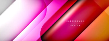 Vector abstract line background with glowing effects and shadows. Vector Illustration For Wallpaper, Banner, Background, Card, Book Illustration, landing page