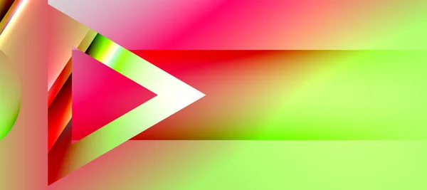 Triangle Abstract Background Shiny Glossy Effects Vector Illustration Wallpaper Banner — Stockvektor