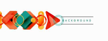 Soyut üçgenler ve en küçük geometrik arkaplan