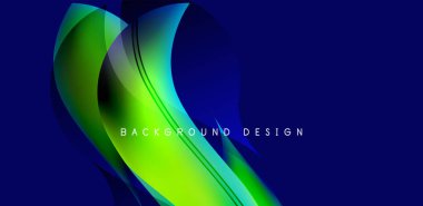 Soyut zarif akış şekilleri arka plan, akışkan gradyan renkler. Kapaklar, şablonlar, el ilanları, afişler, broşürler, afişler için şablon