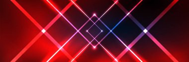 Neon parlayan sıvı dalga çizgileri, sihirli enerji uzay ışığı konsepti. Duvar kağıdı, afiş, arkaplan, broşür, katalog, kapak, broşür