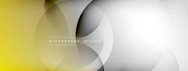 Çizgileri, daireleri olan hafif geometrik arkaplan