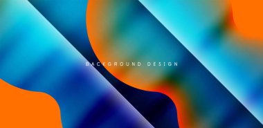 Renkli çember soyut arkaplan. Duvar kağıdı, afiş, sunum, arkaplan şablonu