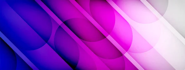 Light Geometric Abstract Background Lines Circles — Archivo Imágenes Vectoriales