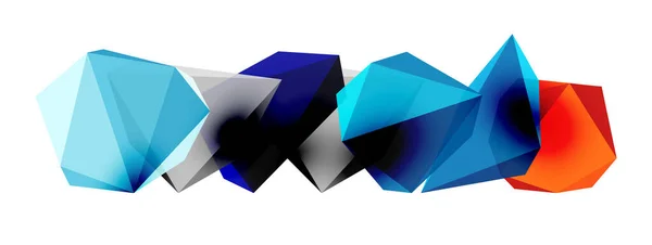 Стильный Современный Векторный Абстрактный Фон Геометрическими Фигурами Построенными Низкополюсных Треугольников — стоковый вектор