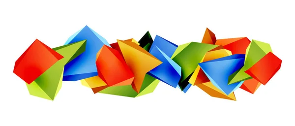 Ein Stilvoller Und Moderner Vektor Abstrakter Hintergrund Mit Geometrischen Formen — Stockvektor