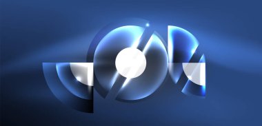 Soyut arkaplan parlayan neon halkalar ve sihirli ışık efektleri olan çizgiler. Duvar kağıdı, afiş, arkaplan, iniş sayfası, duvar resimleri, davetiyeler, posterler için yüksek teknoloji tasarımı