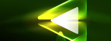 Canlı Geometrik Neon Parlak Hat Arkaplanı. Biçimlerin, Satırların, Renklerin ve Parıltının Cesur ve Çarpıcı Gösterimi, Gelecekçi Modern Tasarımlar İçin Mükemmel, Yüksek Teknolojik Sunumlar, Teknoloji Web Sayfaları