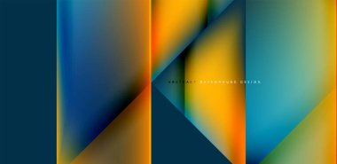 Akışkan gradyan renklerle dinamik üçgen tasarımı soyut arkaplan