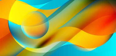 Zarif dalgalar ve akan sıvı soyut arka plan. Kapaklar, şablonlar, el ilanları, afişler, broşürler, afişler için şablon