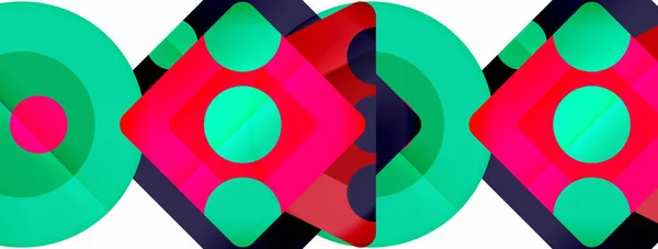 Τρίγωνα Και Κύκλους Αφηρημένο Φόντο Για Ταπετσαρία Πανό Φόντο Κάρτα — Διανυσματικό Αρχείο