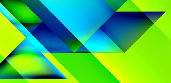 流变梯度背景的动态三角形设计 — 图库矢量图片