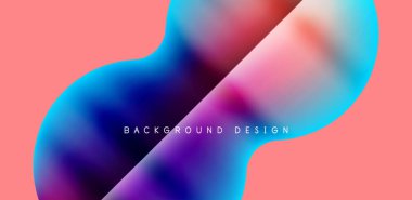 Colorful bubble abstract background with shadow effects. Minimalist geometric vector Illustration For Wallpaper, Banner, Background, Card, Book Illustration, landing page