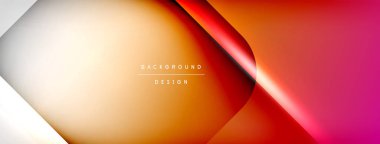 Vector abstract line background with glowing effects and shadows. Vector Illustration For Wallpaper, Banner, Background, Card, Book Illustration, landing page