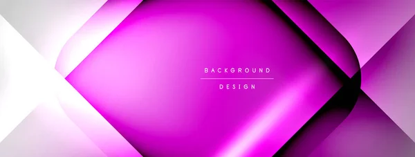 Shadow Lines Vector Techno Banner Light Effects Techno Illustration Wallpaper — Image vectorielle