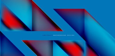 Akışkan gradyan renklerle dinamik üçgen tasarımı soyut arkaplan