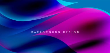 Soyut zarif akış şekilleri arka plan, akışkan gradyan renkler. Kapaklar, şablonlar, el ilanları, afişler, broşürler, afişler için şablon