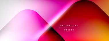 Vector abstract line background with glowing effects and shadows. Vector Illustration For Wallpaper, Banner, Background, Card, Book Illustration, landing page