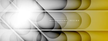 Çizgileri, daireleri olan hafif geometrik arkaplan