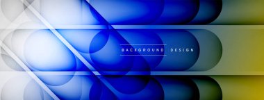 Çizgileri, daireleri olan hafif geometrik arkaplan