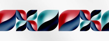 Vektör soyut geometrik arkaplan. Tekno çiçek yaprakları konsepti. Duvar kağıdı ya da doku tasarımı, parlak poster, afiş, broşür