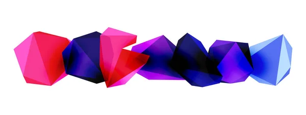Stylové Moderní Abstraktní Pozadí Geometrickými Tvary Postavenými Nízkopoly Trojúhelníků Ideální — Stockový vektor