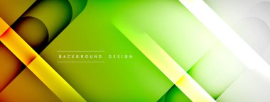 Soyut arkaplan - geometrik bileşim ışık ve gölgelerle oluşturuldu. Teknoloji veya iş dijital şablonu