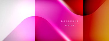 Vector abstract line background with glowing effects and shadows. Vector Illustration For Wallpaper, Banner, Background, Card, Book Illustration, landing page