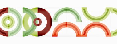 Renkli çember soyut arkaplan. Duvar kağıdı, afiş, sunum, arkaplan şablonu