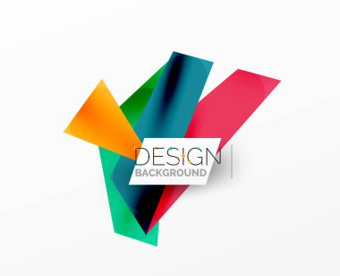 Arkaplan rengi soyut çakışan çizgiler. Duvar kağıdı afişi veya iniş sayfası için en düşük bileşim vektör ilüstrasyonuName