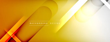 Soyut arkaplan - geometrik bileşim ışık ve gölgelerle oluşturuldu. Teknoloji veya iş dijital şablonu