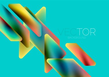 Tech minimal geometric wallpaper. Creative abstract background. Vector illustration for wallpaper banner background or landing page