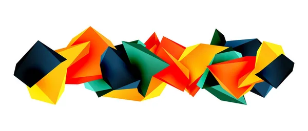 Fondo Abstracto Elegante Moderno Con Formas Geométricas Construidas Partir Triángulos — Vector de stock