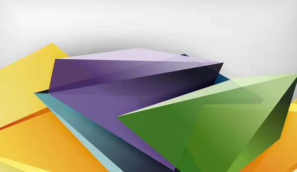Трикутник Векторний Абстрактний Фон Дизайн Бізнесу Або Технологій Шпалер Банерів — стоковий вектор