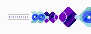 Soyut üçgenler ve en küçük geometrik arkaplan