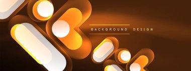 Neon dairesi soyut arkaplan. Duvar kağıdı, afiş, sunum, arkaplan şablonu