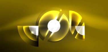 Soyut arkaplan parlayan neon halkalar ve sihirli ışık efektleri olan çizgiler. Duvar kağıdı, afiş, arkaplan, iniş sayfası, duvar resimleri, davetiyeler, posterler için yüksek teknoloji tasarımı