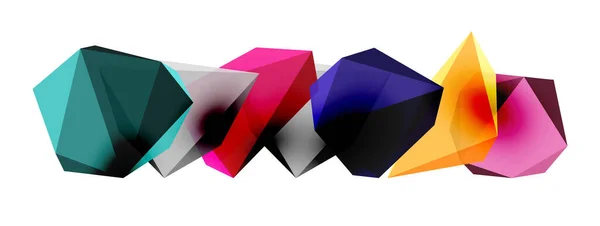 Стильный Современный Абстрактный Фон Геометрическими Фигурами Построенными Низкополюсных Треугольников Идеально — стоковый вектор