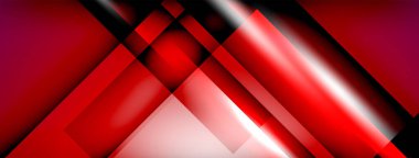 Light and shadow squares and lines abstract background