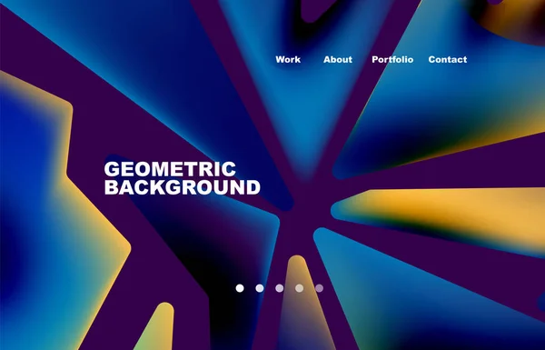 Broken Pieces Abstract Background Trendy Background Your Landing Page Design — 图库矢量图片