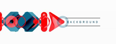 Soyut üçgenler ve en küçük geometrik arkaplan