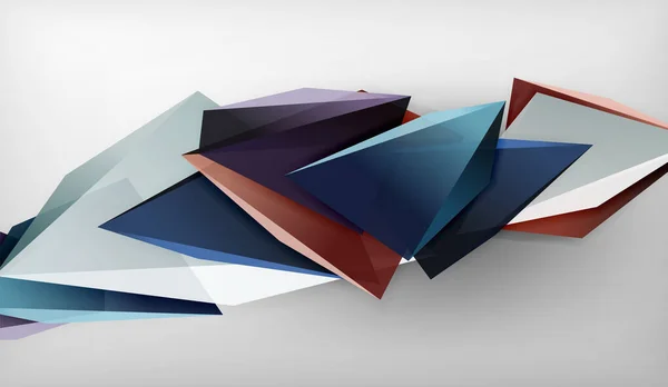 Triángulo Vector Fondo Abstracto Diseño Negocios Tecnología Para Papel Pintado — Vector de stock