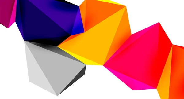 3D低三角设计元件 — 图库矢量图片